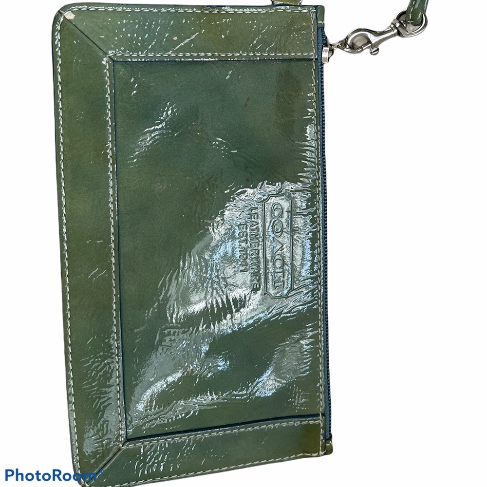 Patent Leather Coach Wristlet!